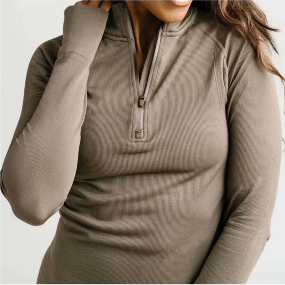 Zyia Clay Pinnacle Long Sleeve Top Size Large